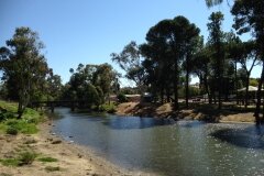 Burra Creek in the Burra township